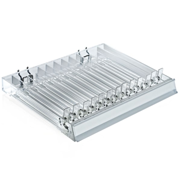 13-Compartment Pusher Tray for Counter, Pegboard or Slatwall, PK2